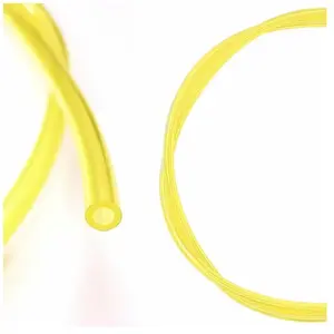 Comparateur de prix : CYCLINGCOLORS Durite - Jaune - 2.5mm x 5mm - Transparent - 1m - Tondeuse Débroussailleuse