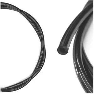 Cyclingcolors - Durite essence 2,5mm intérieur x 5mm x 1m silicone noi...Vendu paramazon