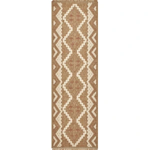 Nazar Tapis intérieur et extérieur aspect jute ethnique terra- 60x90 pas cher