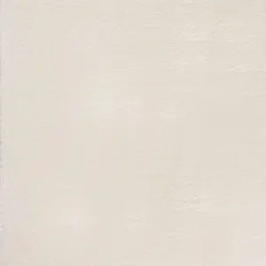 NAZAR Tapis en polyester brillant motif uni blanc 120x160 pas cher