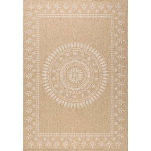 NAZAR Tapis à motif orientaux - nature - blanc - 160x230 pas cher