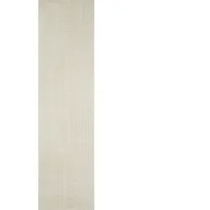 Nazar Tapis crème motif en relief - 80x300 pas cher