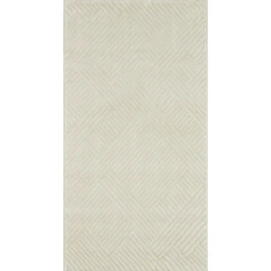 Tapis crème motif géométrique - 80x150
