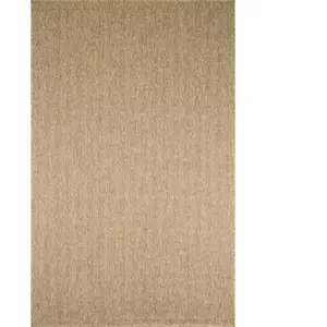 Nazar Tapis intérieur et extérieur aspect jute beige chevron 60x90 pas cher