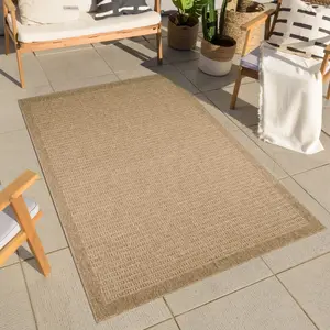 Nazar Tapis intérieur et extérieur aspect jute naturel 60x90 pas cher