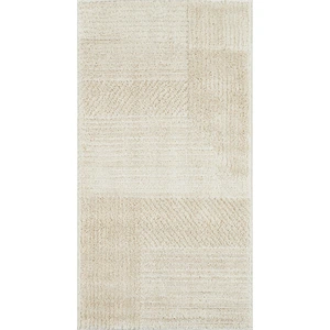 Nazar Tapis salon motif en 3D crème - 80x150 cm pas cher