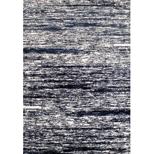Nazar Tapis shaggy abstrait style moderne bleu - 160x230 cm pas cher