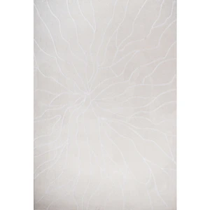 Nazar Tapis géométrique à poils ras - crème - 80x150 cm pas cher