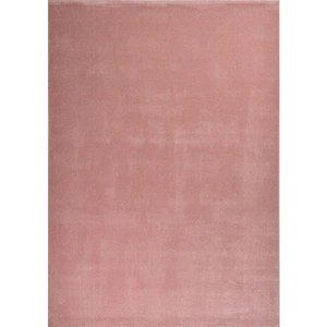 Nazar Tapis uni à poils ras - rose - 200x290 cm pas cher