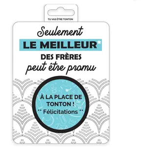 Carte à gratter annonce « Tu vas être tonton » pas cher