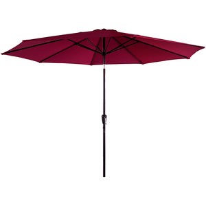 Comparateur de prix : Happy Garden - Parasol droit hapuna rond 3,30m de diamètre fuchsia