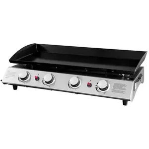 Plancha au gaz VALENCIA - 4 brûleurs 10kW - Happy GardenVendu parkaufland