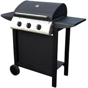 Comparateur de prix : HAPPY GARDEN Barbecue au gaz HAWAÏ - 3 brûleurs 8,4kW