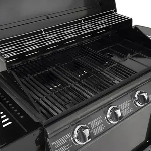 Comparateur de prix : COOK'IN GARDEN Barbecue au gaz RENO - 4 brûleurs avec thermomètre 14kW