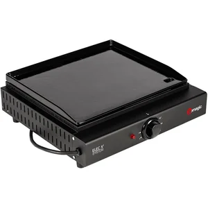 Plancha électrique - SOMAGIC - OLIANA - Fonte émaillée - Noir - 8 personnes pas cher