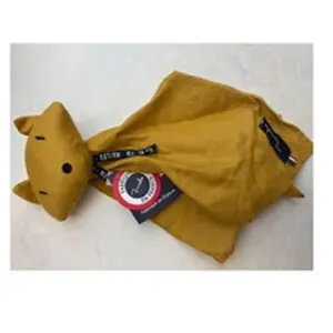 Maïlou Tradition Perlipopette doudou renard safran ma0182 pas cher
