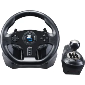 Comparateur de prix : Subsonic GS850-X Noir USB Volant + pédales PlayStation 4, Xbox One