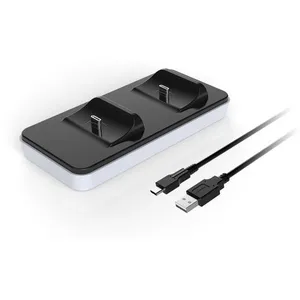 Comparateur de prix : Base de recharge Subsonic pour 2 manettes PS5 Blanc et Noir