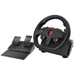 Comparateur de prix : BRAND Volant Superdrive 270 GT-5 - Volant PS5 LED double sticks rotati...