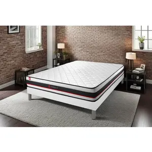 Comparateur de prix : Somness Ensemble matelas sommier Form 90 x 190 cm Mousse - Couleur:Blanc 90 x 190 cm