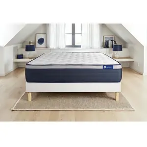 Comparateur de prix : Actisom Ensemble Ressorts ensachés et mémoire de forme de confort Ferme avec sommier kit