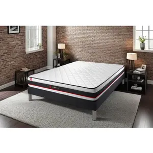 Comparateur de prix : Somness Ensemble 180x200 Matelas Form + Sommier Kit Noir