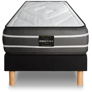 Comparateur de prix : Prestige Literie Ensemble matelas + sommier - Exclusive - Ressorts ensachés - 160x200 cm - Ferme