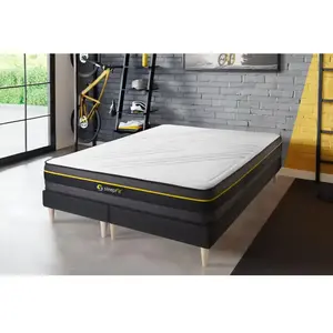 Comparateur de prix : Sleepfit Ensemble Double Sommier + Matelas Active A Memoire De Forme 180x200