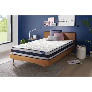 ACTISOM Matelas Ressorts ensachés et mémoire de forme - Confort : Ferme pas cher