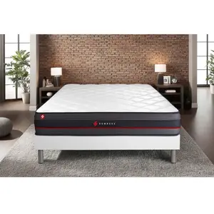 SOMNESS Matelas 200x200 Regen - Mousse à mémoire - 24 cm - Ferme