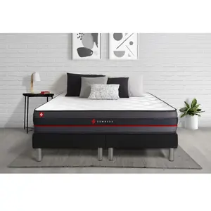 Comparateur de prix : SOMNESS Ensemble double sommier + matelas REGEN à mémoire de forme 200x200