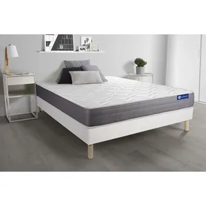 Actisom Actilatex Dream Matelas + Sommier Kit Blanc - 200x200 cm pas cher