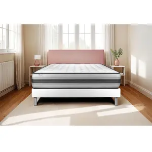 VITALIT Ensemble Vitalpower Recover 180 X 200 Cm Sommier Kit Blanc pas cher