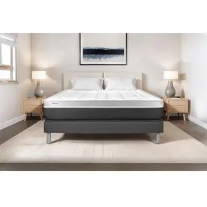 Comparateur de prix : VITALIT Ensemble matelas + sommier VITAL SOFT 160x200 - Mémoire de forme - Equilibré