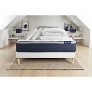 Comparateur de prix : Matelas + sommier 160x200 + couette + 2 oreillers ACTISOM - Actimemo max