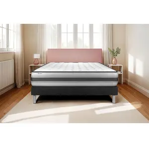VITALIT Ensemble Vitalpower Recover 200 X 200 Cm Sommier Kit Noir pas cher
