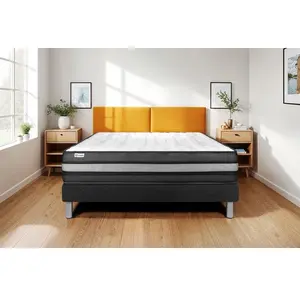 Comparateur de prix : VITALIT Ensemble Vitalpower Zen 140 X 190 Cm Sommier Kit Noir