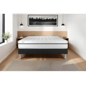 Comparateur de prix : VITALIT Ensemble Vital Spa 180 X 200 Cm Sommier Kit Noir