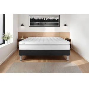 Comparateur de prix : VITALIT Ensemble Vital Spa 140 X 190 Cm Sommier Kit Noir