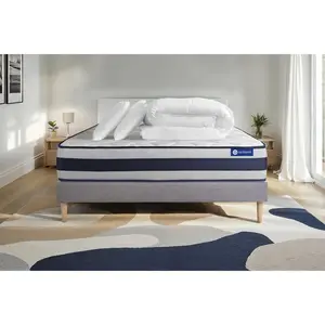 Actisom Pack Matelas Latex 200x200 + Sommier pas cher