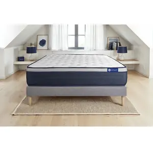 Comparateur de prix : ACTISOM Ensemble sommier matelas 160x200 Actiflex max - 26 cm - Ferme - sommier kit gris