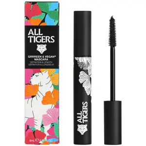 All Tigers - Naturel & Vegan Mascara 9 ml Noir unisex pas cher
