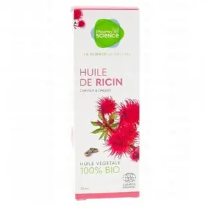 Pharmascience Huile de Ricin Bio 50mlVendu parparasanteonline
