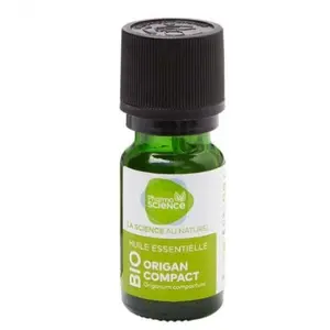 Pharmascience origan compact bio huile essentielle 10ml pas cher