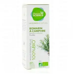 PHARMASCIENCE Huile essentielle de Romarin à Camphre bio flacon 10ml pas cher