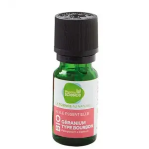 PHARMASCIENCE Huile essentielle de Géranium type bourbon bio flacon 5 ml pas cher
