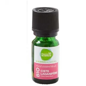 Pharmascience ciste ladanifère bio huile essentielle 5ml pas cher