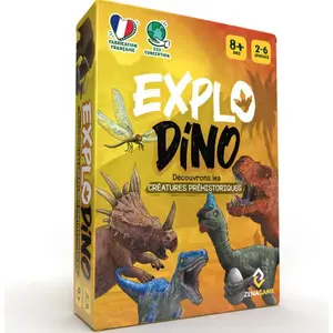 Jeu d’ambiance Gigamic ExploDino Découvrons les Créatures Préhistoriques pas cher