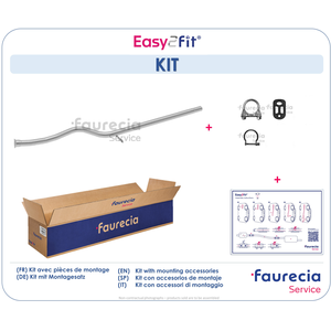 Comparateur de prix : Tube de réparation, catalyseur FAURECIA, par ex. pour Citroën, Peugeot