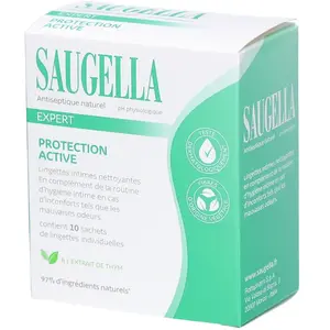 Comparateur de prix : Saugella Antiseptique Lingettes Intimes Nettoyantes & Rafraîchissantes